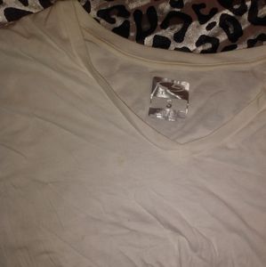 White Champion Tee